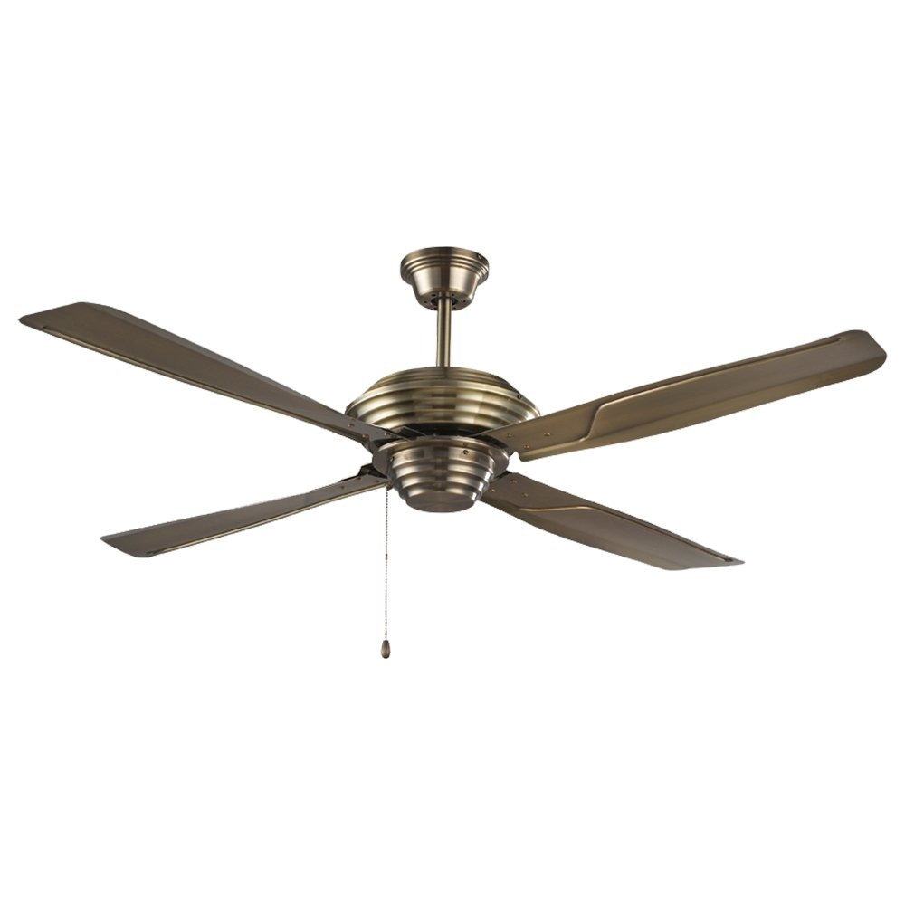 CEILING FAN Steel Blade MODEL S M05-56N IAB 56" Antique brass