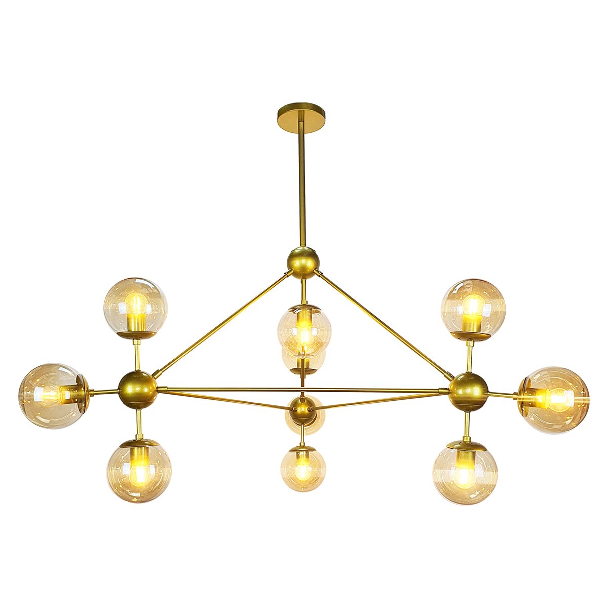 Hanging Lamp MODEL 06-SL-2014-10-GD (E27x10) Gold 
