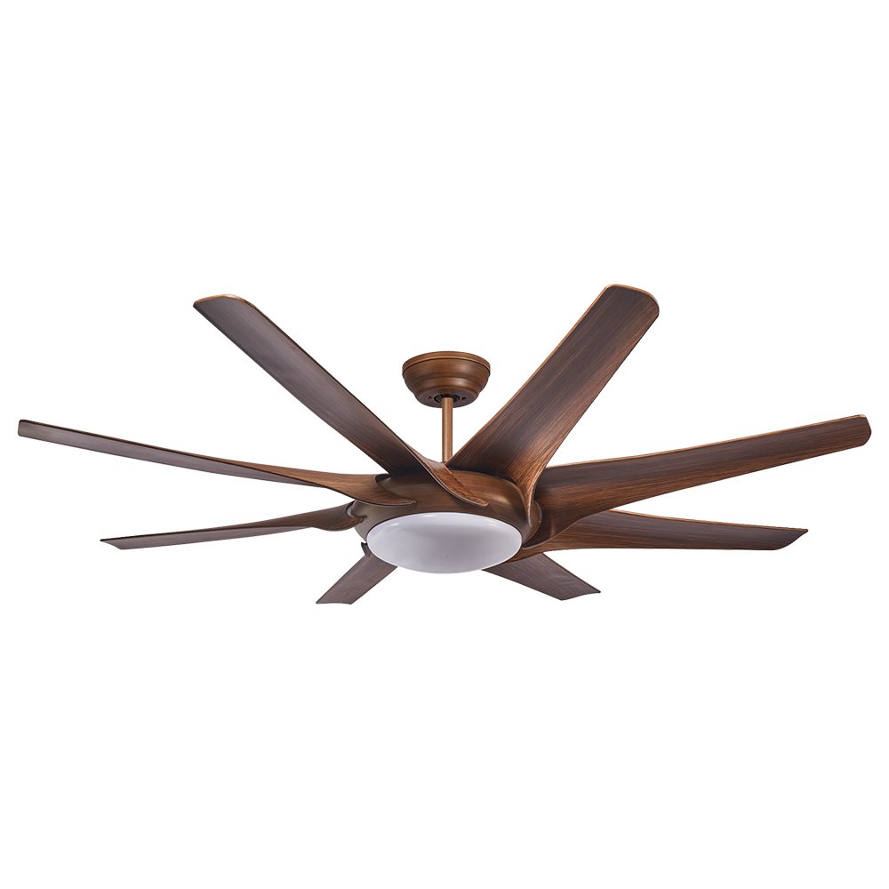 Ceiling Fan With Light  ABS Blade Model S-17 SIZE 60"  Wooden pattern