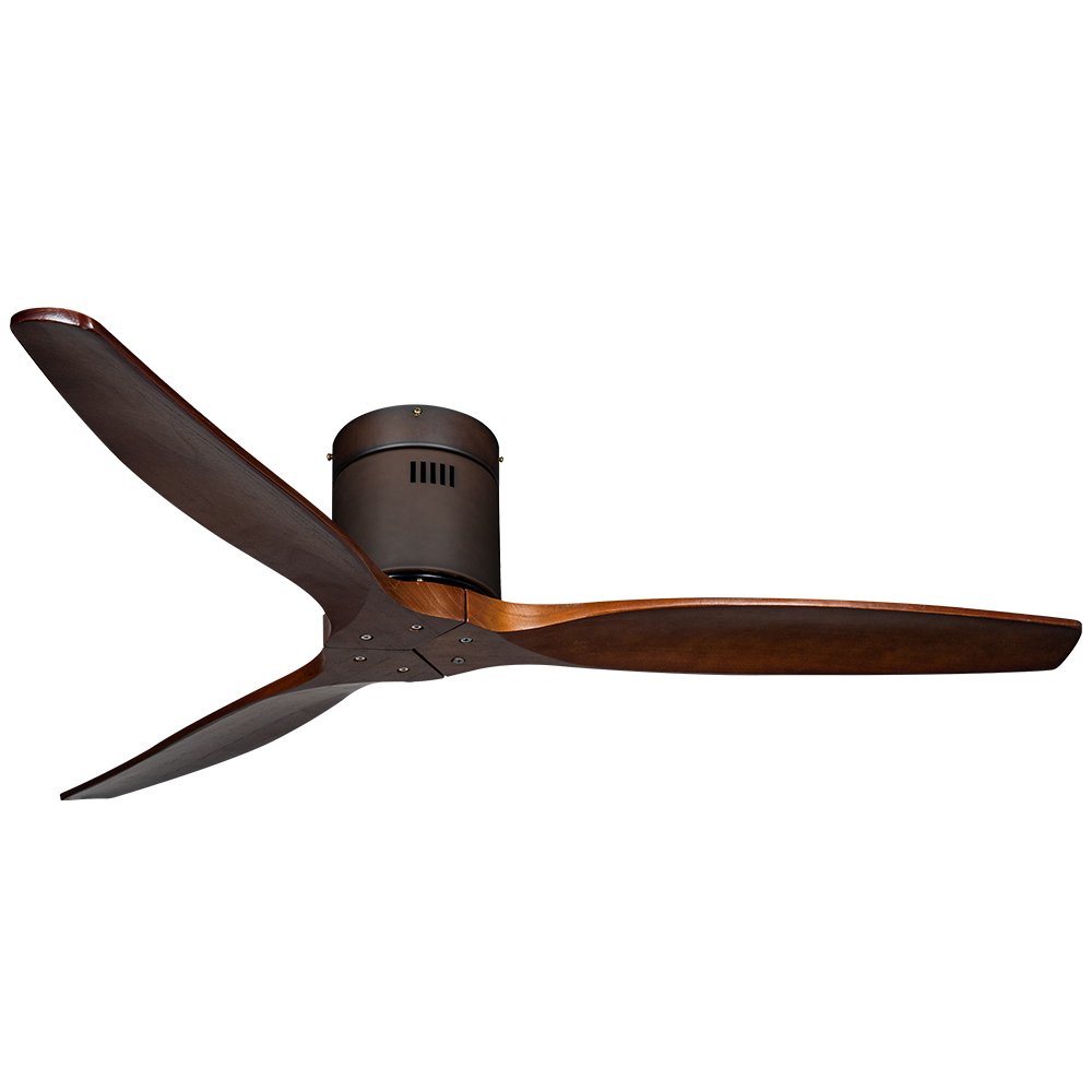 CEILING FAN Solid Wood Blade MODEL S-29-1 SIZE 52" Weathered Patina/ Oak