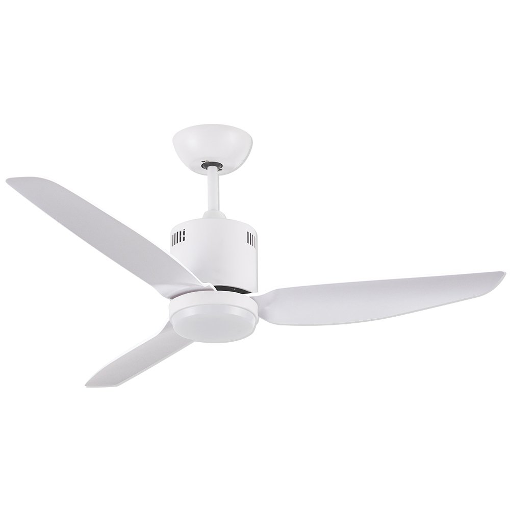Ceiling Fan With Light  ABS Blade Model S-44 SIZE 46"  White