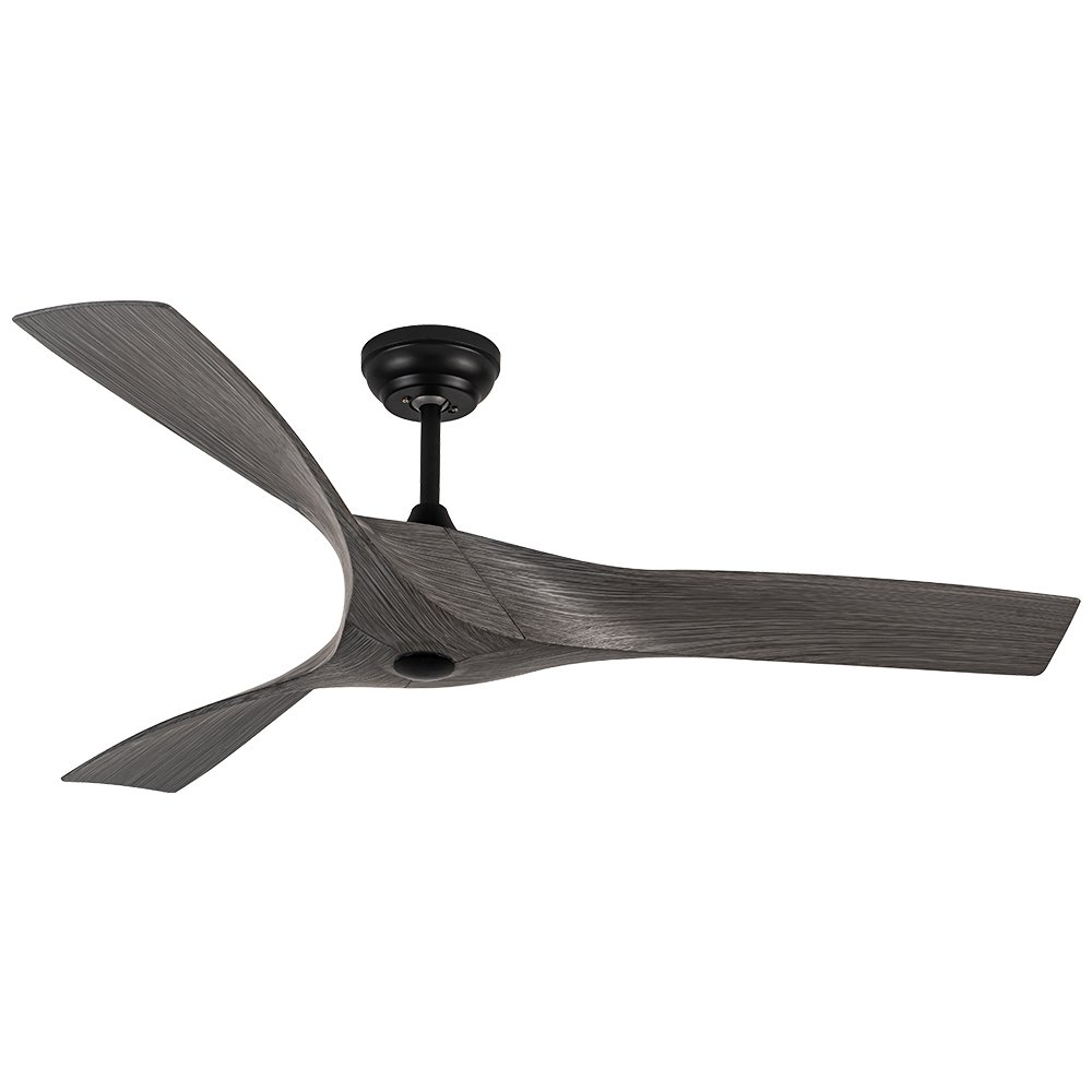 CEILING FAN ABS Blade MODEL S-48-GRAY SIZE 52"  Gray 