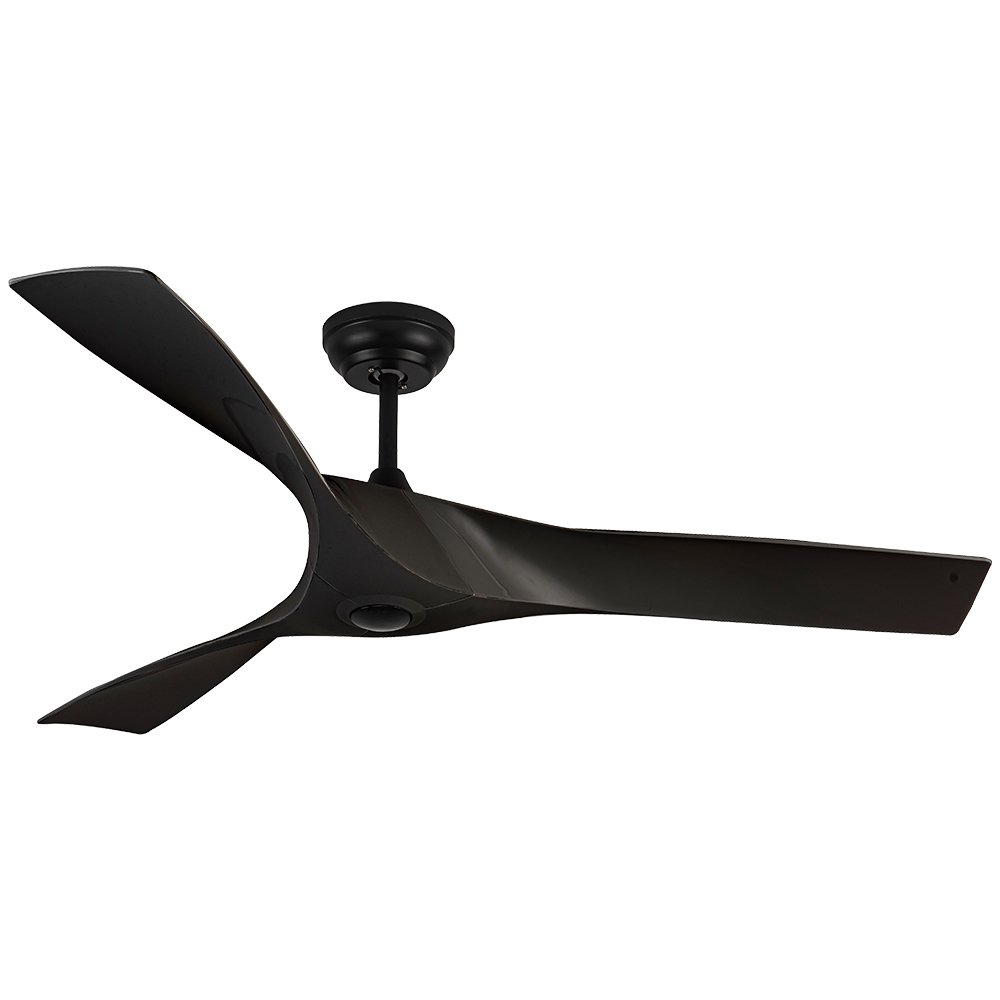CEILING FAN ABS Blade MODEL S-48-MBK SIZE 52"   Matte Black 