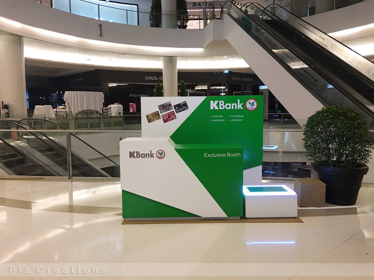 Kbank Design KBank Acquisition Booth Design - piacreations