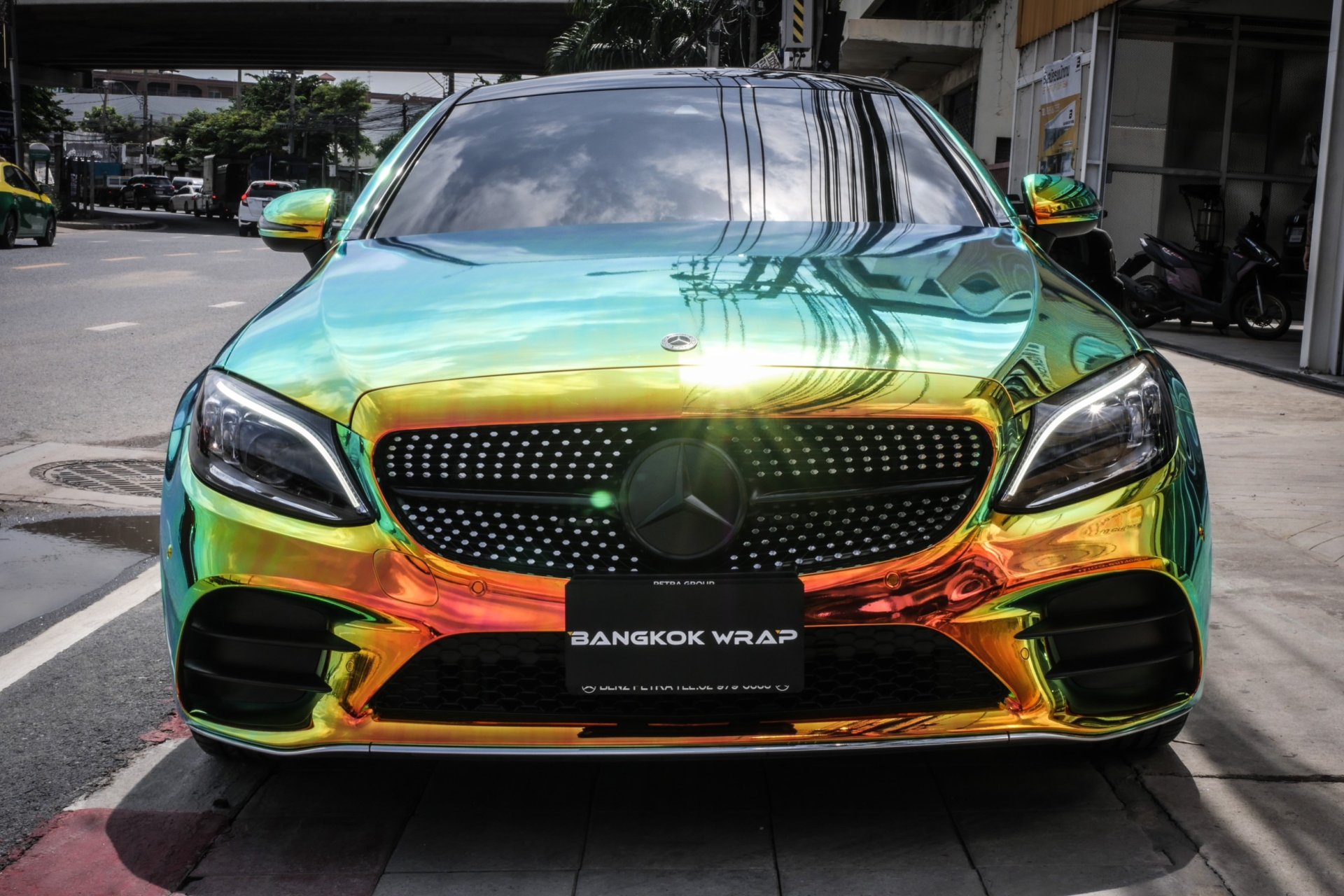 Rainbow Electroplate Green - C-Coupe 