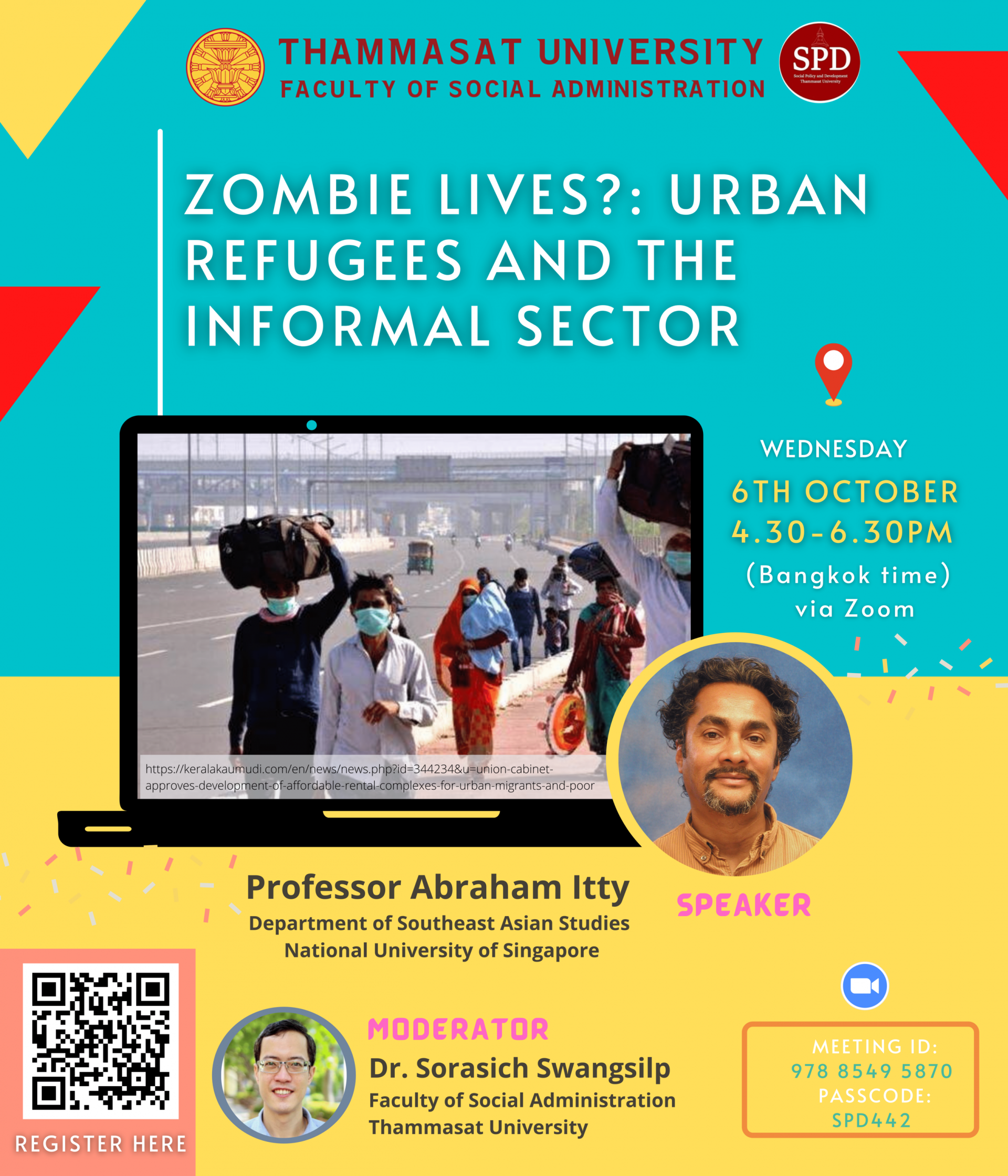 SPD Public Lecture: Zombie Lives: Urban Refugees and the Informal Sector