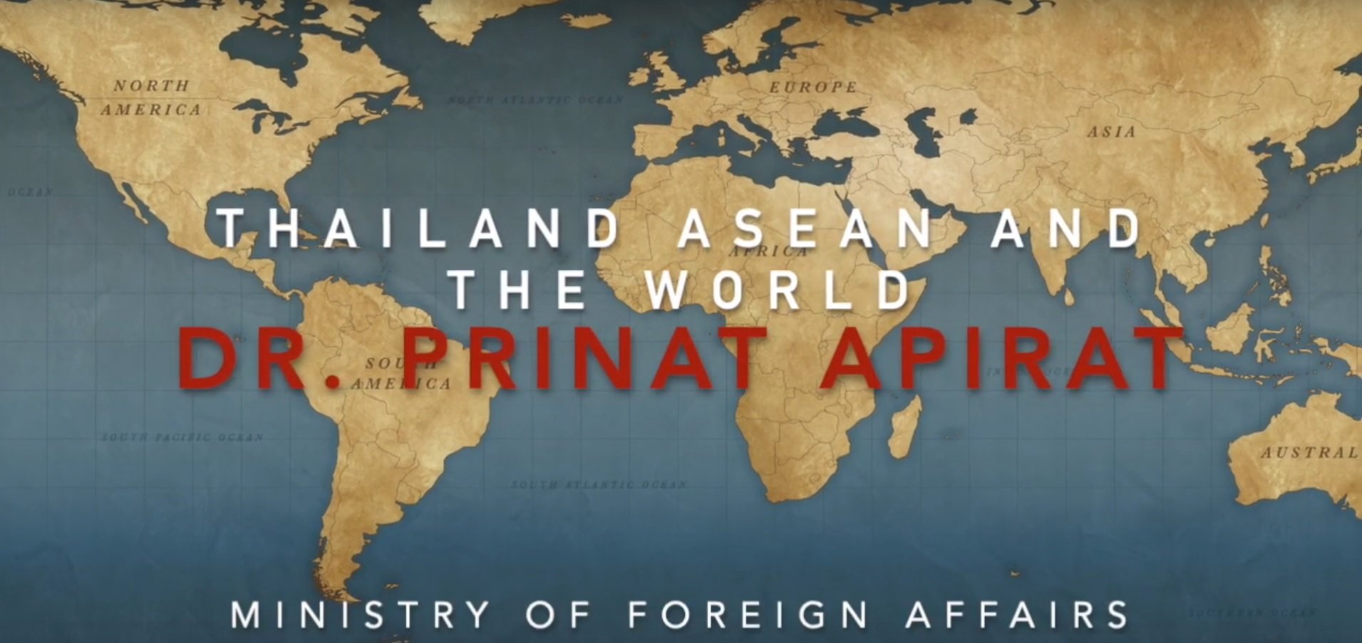 Why do Thais need ASEAN?” – A guest lecturer from the Ministry of Foreign Affairs