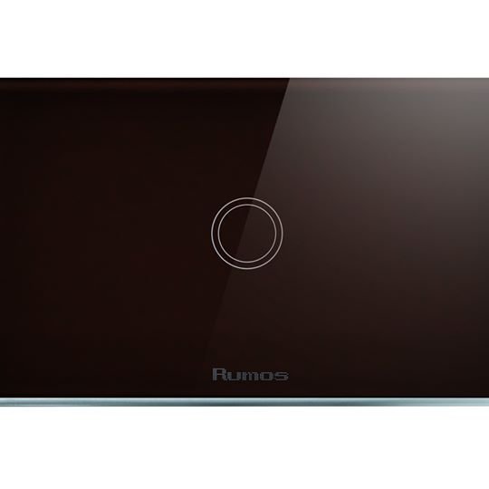 Rumos touch switch 1 gang 2  way ONYX BLACK with remote function