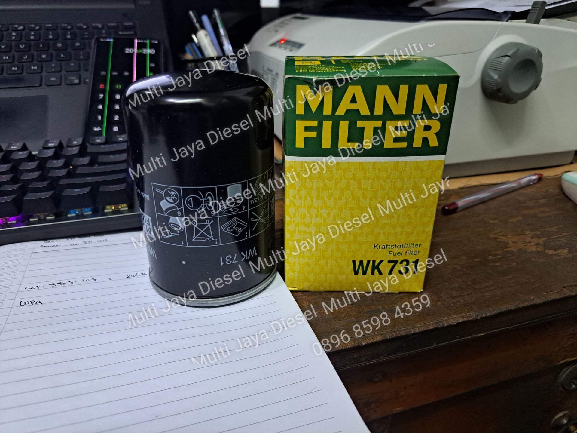 FUEL FILTER MANN WK731