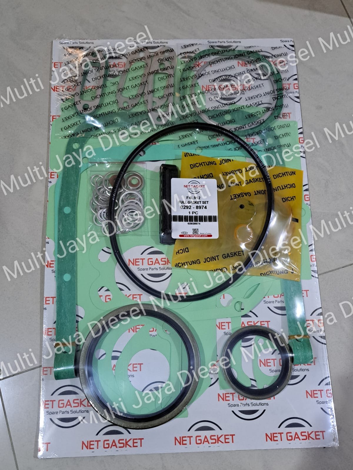 GASKET SET DEUTZ F4L912 02929646 02929649 02931313 NET GASKET