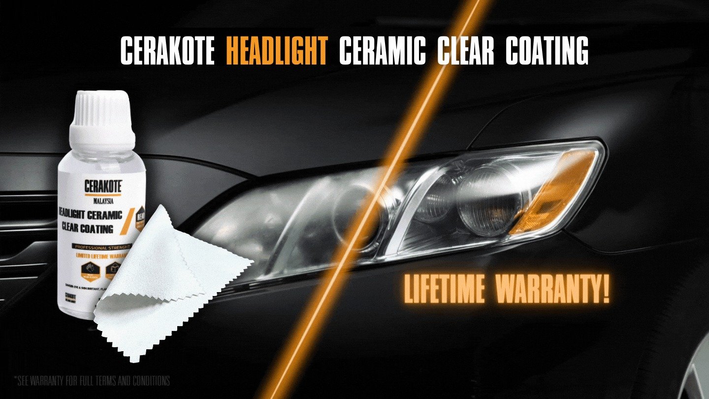 Headlight Ceramic Clear Coat cerakotemalaysiathailand