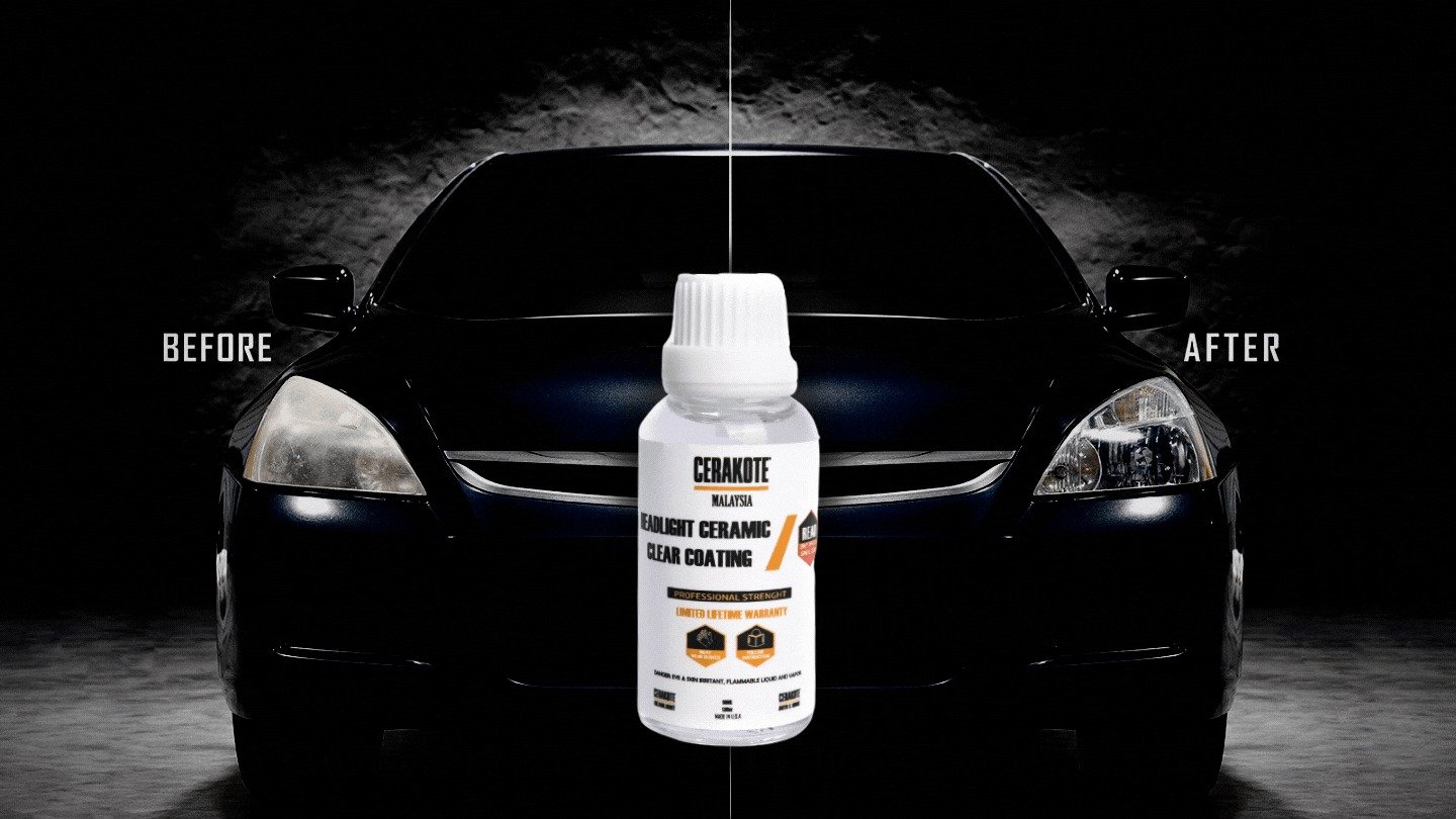 Headlight Ceramic Clear Coat cerakotemalaysiathailand