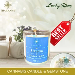 CBD CANDLE & GEMSTONE: DREAM