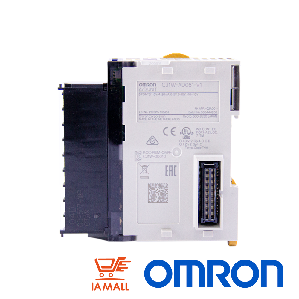 OMRON PLC CJ1W-AD081-V1 | ฿ 14,500 - iamall