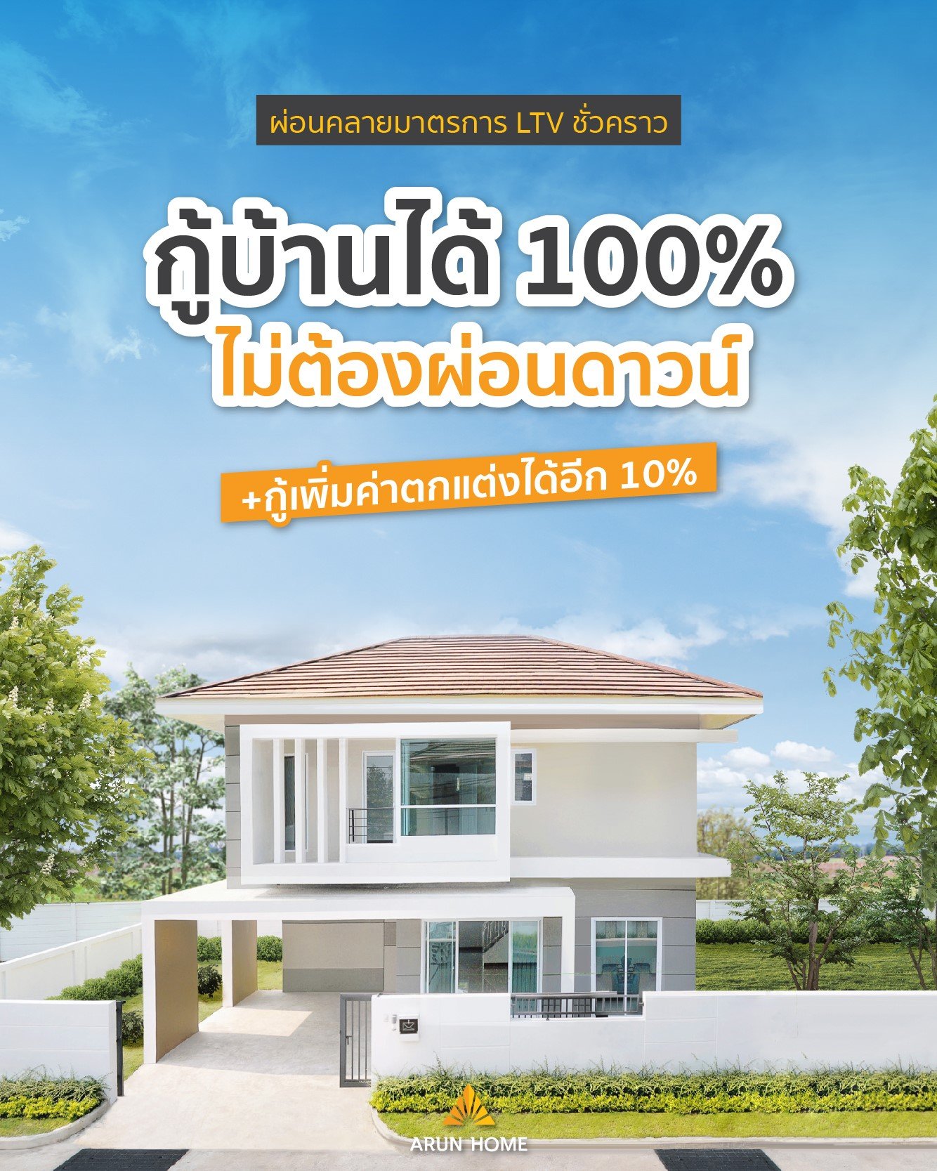 กู้บ้านได้ 100% ไม่ต้องดาวน์