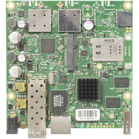 RB922UAGS-5HPacD : 720Mhz CPU, 128MB RAM, 1xGigabit Ethernet, 1xSFP cage, 1xminiPCI-e, 1xSIM, onboard 802.11ac Two Chain 5Ghz wireless, RouterOS L4