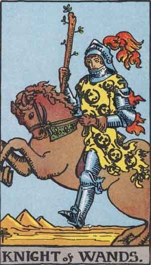 ความหมายของไพ่บุคคล “ไนท์ ออฟ วานส์” (KNIGHT OF WANDS)