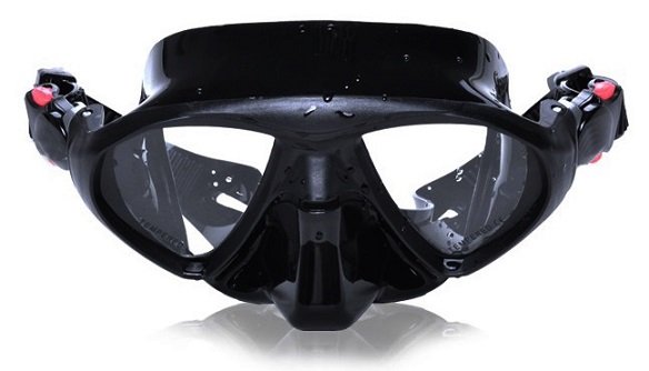 Mask Zeepro Micro Low Volume Freediving Black Silicone