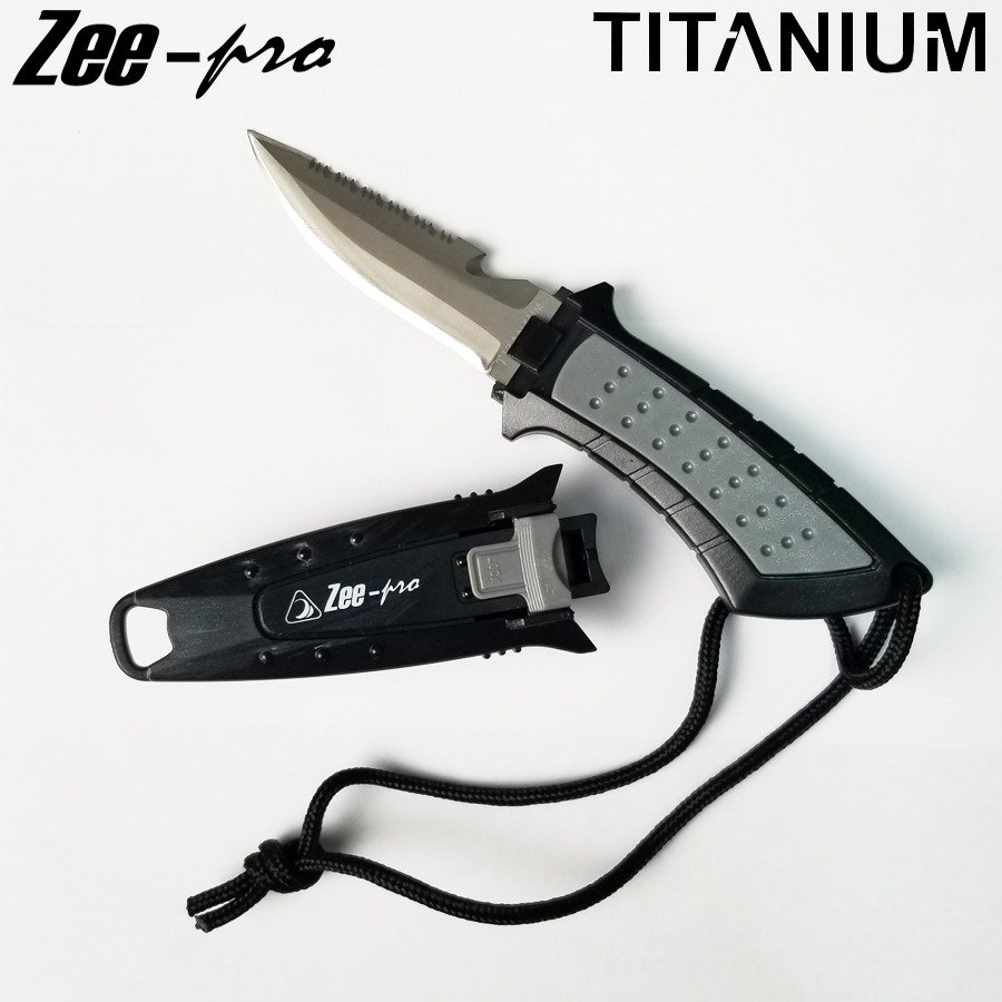 Diving Knife Zeepro Titanium BCD Lock