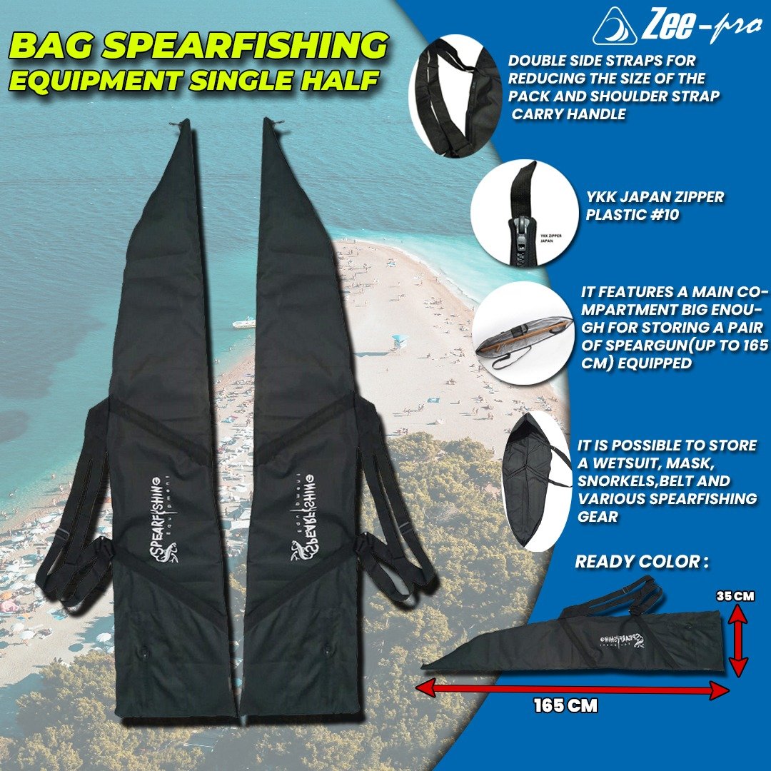 Bag Speargun Spearfishing Equipment Single Half (165 CM)