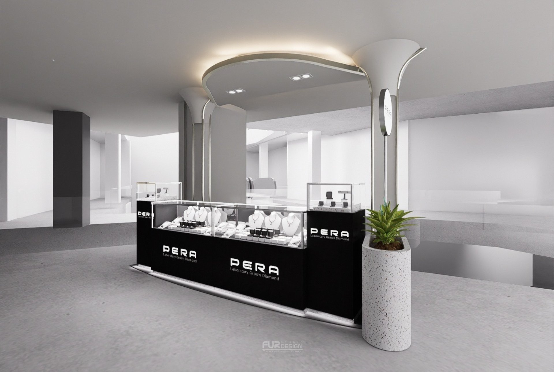 Design, manufacture and installation of shops: PERA Laboratory Grown ...