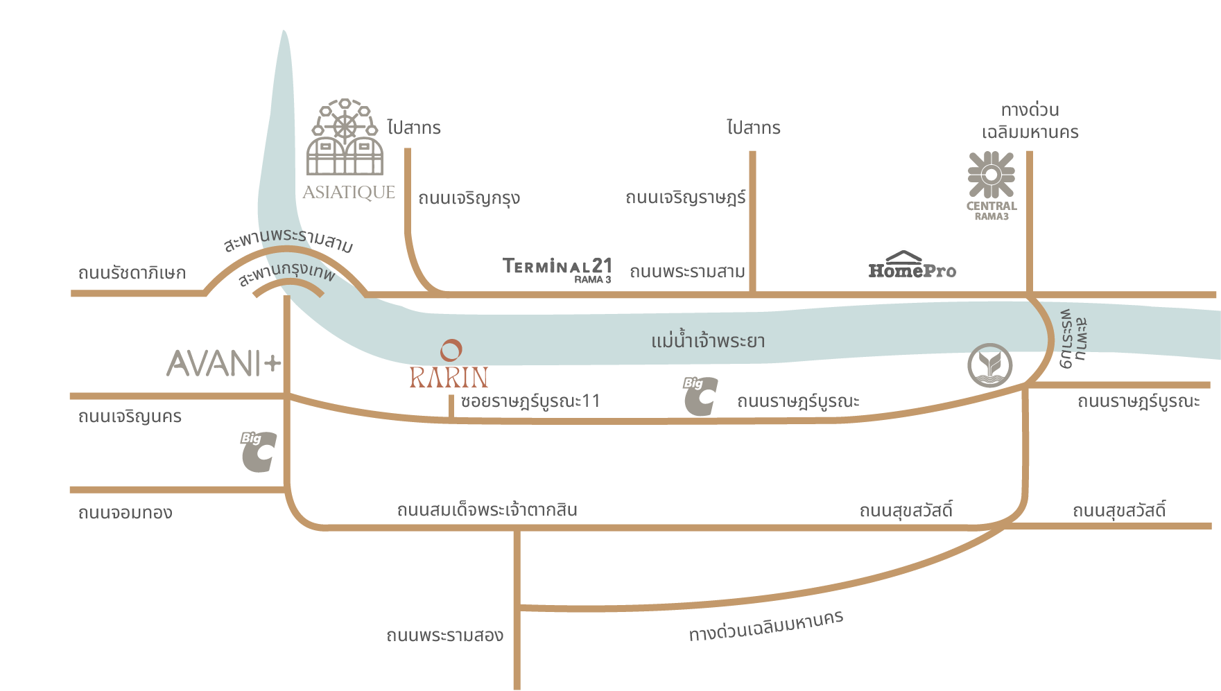 แผนที่มางานแต่งลลิล