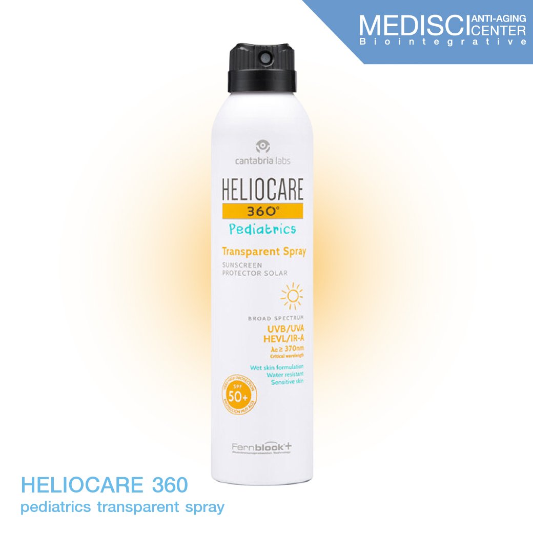 กันแดด HELIOCARE 360 Pediatrics Transparent Spray SPF50+