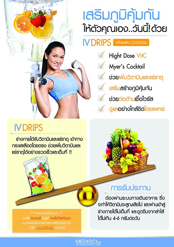 iv drips เสริมภูมิคุ้มกัน