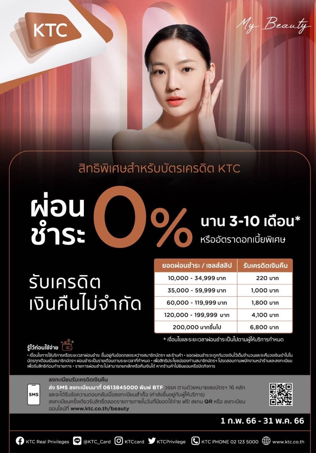 MY BEAUTY กับบัตรเครดิต KTC