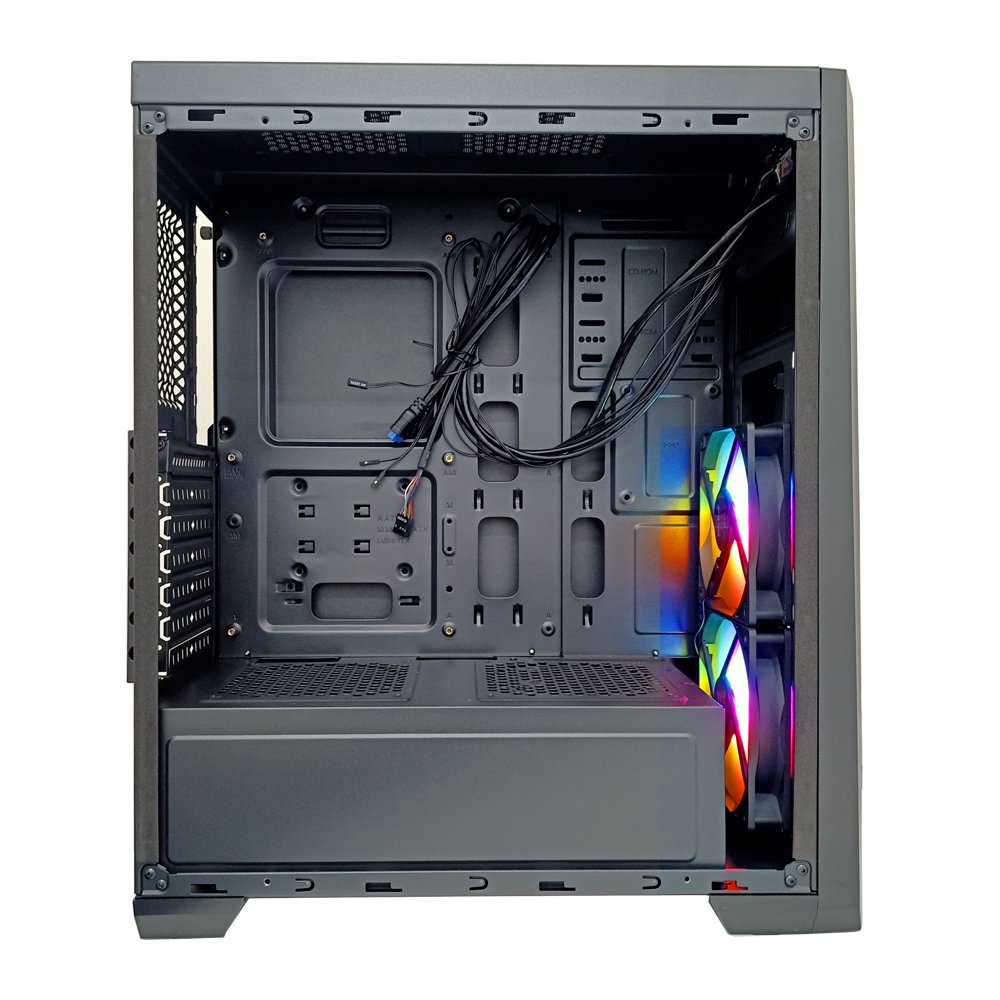 AZZA ATX Mid Tower Tempered Glass RGB Gaming Case BLAZE 231G