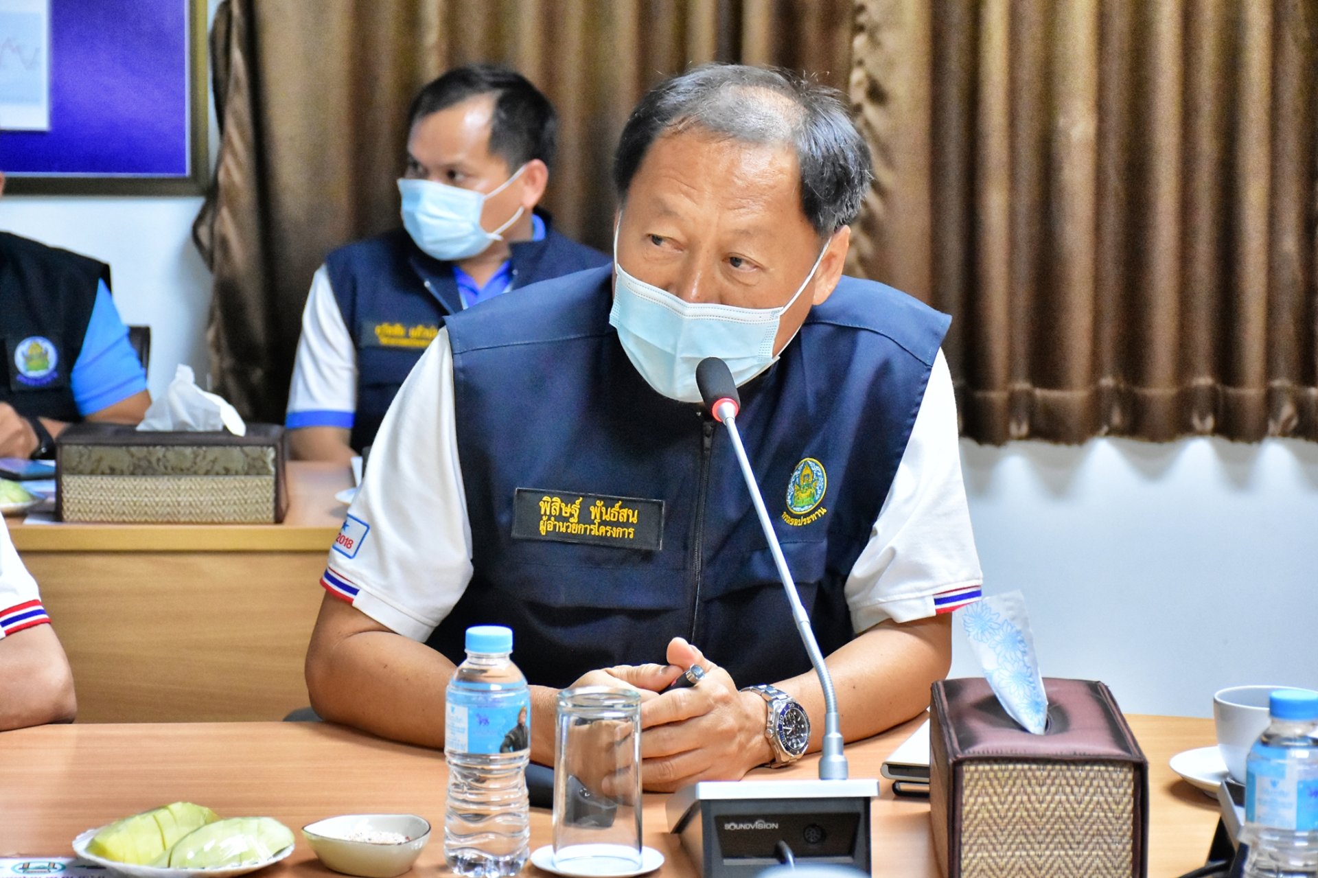 คบ.สุโขทัย  ให้การต้อนรับผู้อำนวยการสำนักงานชลประทานที่ 4 (นายไชยงค์  จงอาสาชาติ) คบ.สุโขทัย  ให้การต้อนรับผู้อำนวยการสำนักงานชลประทานที่ 4 (นายไชยงค์  จงอาสาชาติ)