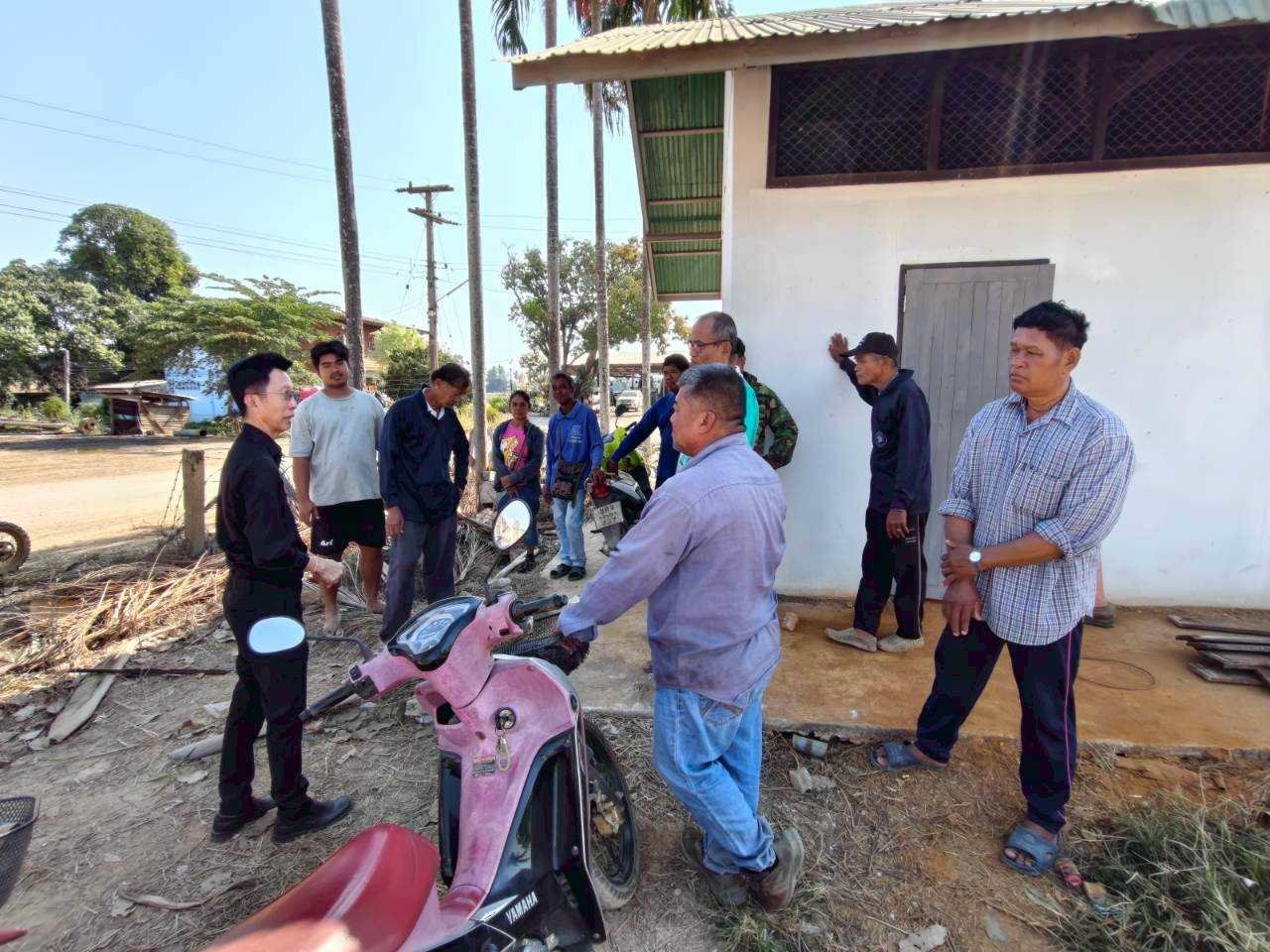 คบ.สุโขทัย  ลงพื้นที่ติดตามสถานการณ์น้ำ ณ บ่อสูบน้ำใต้ดินที่ L16