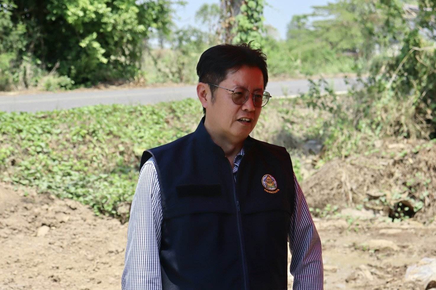 คบ.สุโขทัย  ลงพื้นที่ติดตามความก้าวหน้างานปรับปรุงเจาะบ่อสูบน้ำใต้ดินใหม่เพื่อการชลประทานพร้อมโรงสูบน้ำ (ทดแทนบ่อเดิม) บ่อสูบน้ำใต้ดินที่ E10