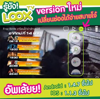 อัพเดท LOOX TV เวอร์ชั่นใหม่ ไฉไลกว่าเดิม 