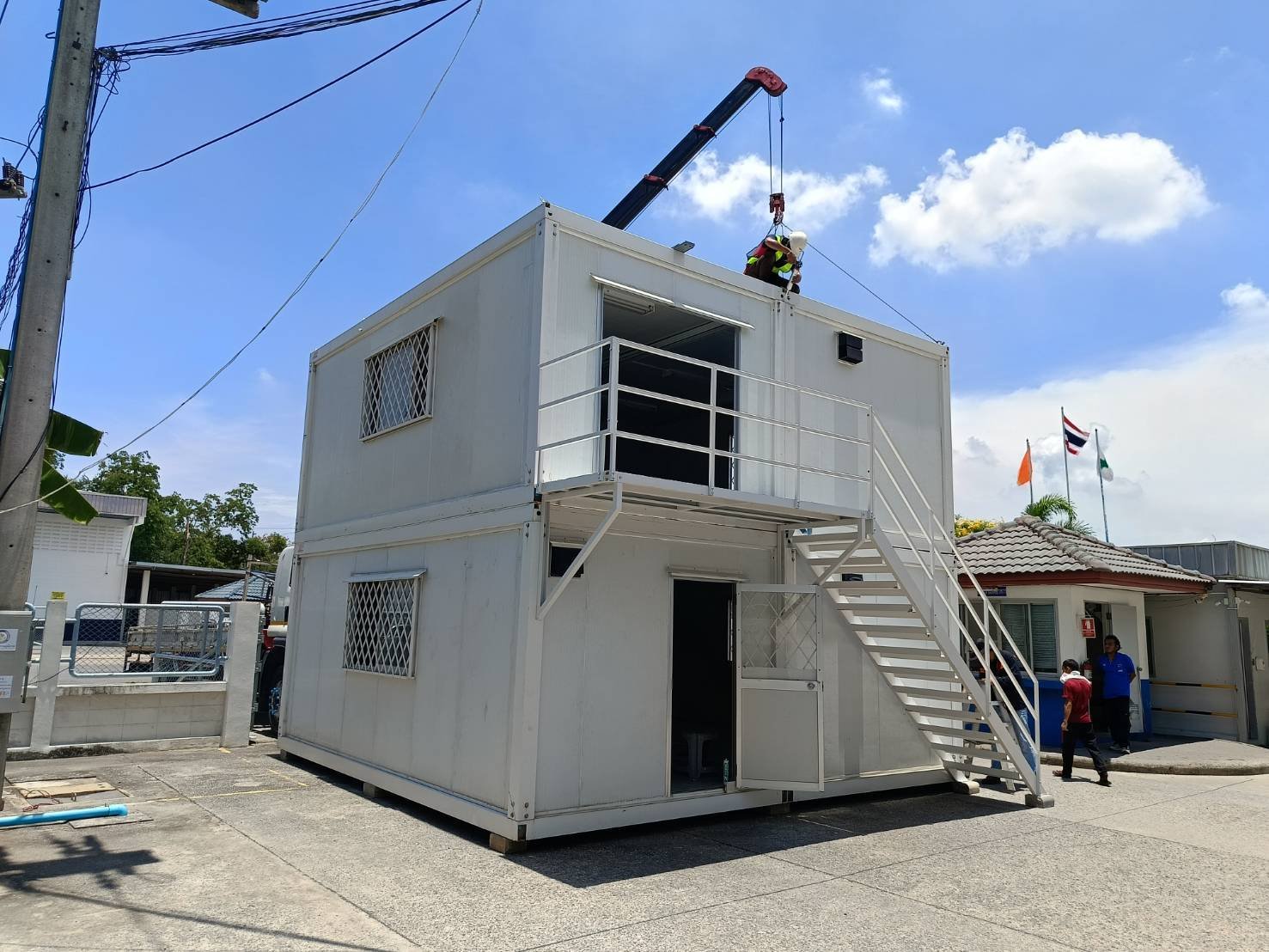 ตู้สำนักงานเคลื่อนที่ 2 ชั้น