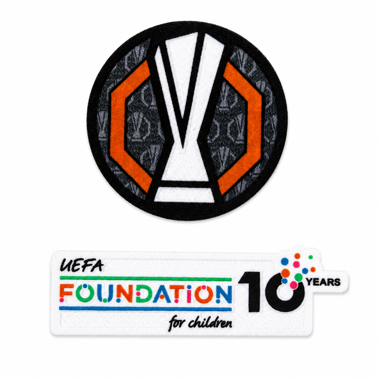 24-25 UEL Patch Set 10th Anniversary UEFA Foundation Patch Set