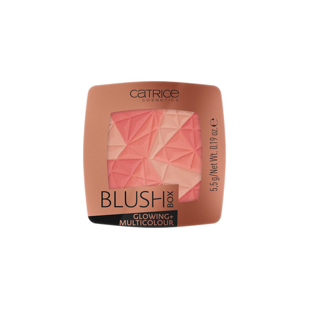 Catrice Blush Box Glowing + Multicolour 010 - คาทริซบลัชบ็อกซ์โกลว์วิ่ง+มัลติคัลเลอร์010