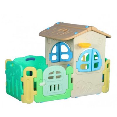 บ้านกลางสวน+รั้ว- ของเล่นพลาสติก ของเล่นสนาม บ้านเด็ก บ้านของเล่น by Sealplay