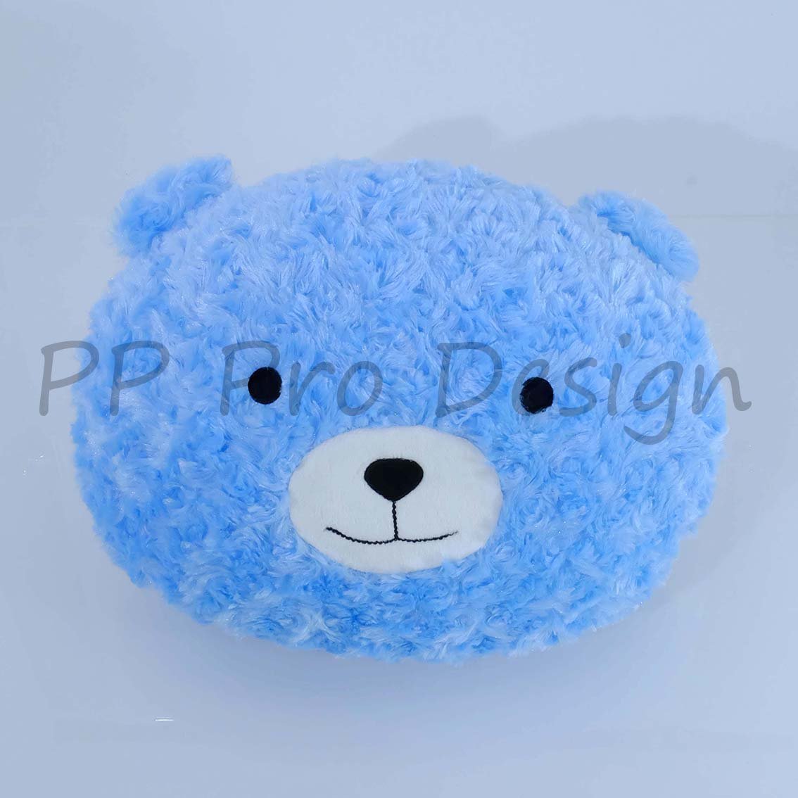 P50 หมอนอิงหัวหมีสีฟ้า