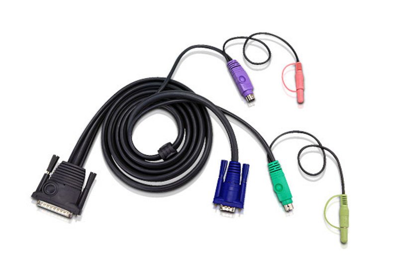 2L-1703P : 3M PS/2 KVM Cable with Audio