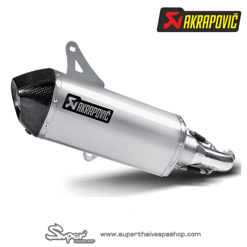 THE AKRAPOVIC EXHAUST STAINLESS STEEL
