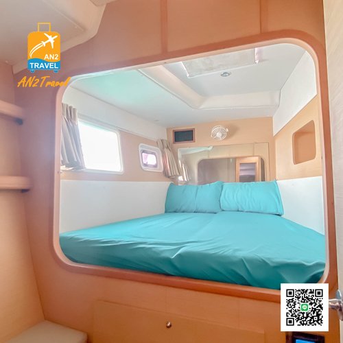 Blue Wing catamaran deck