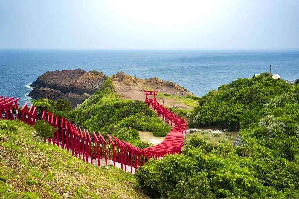 Motonosumi Inari Shrine in Yamaguchi