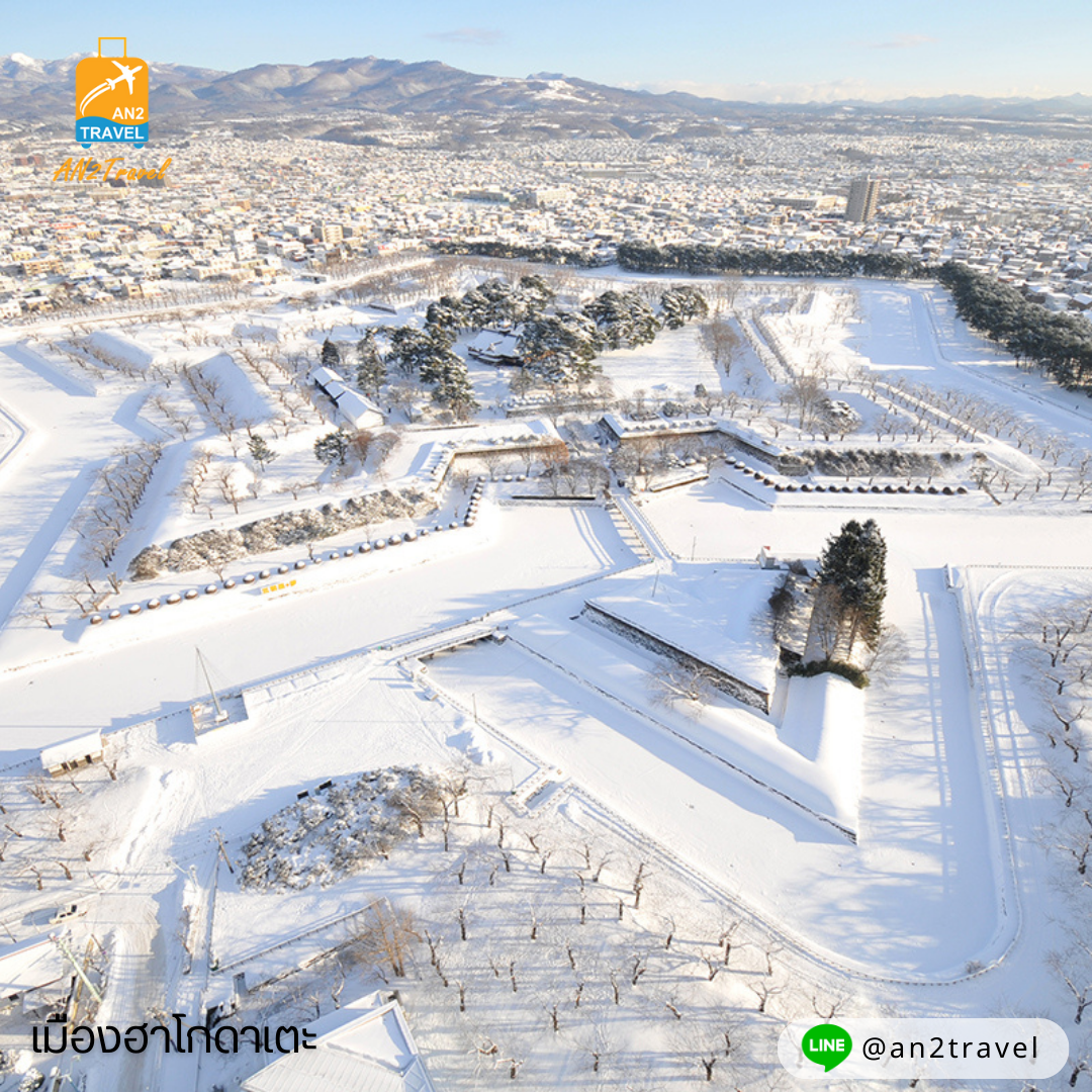 Hakodate city in winter