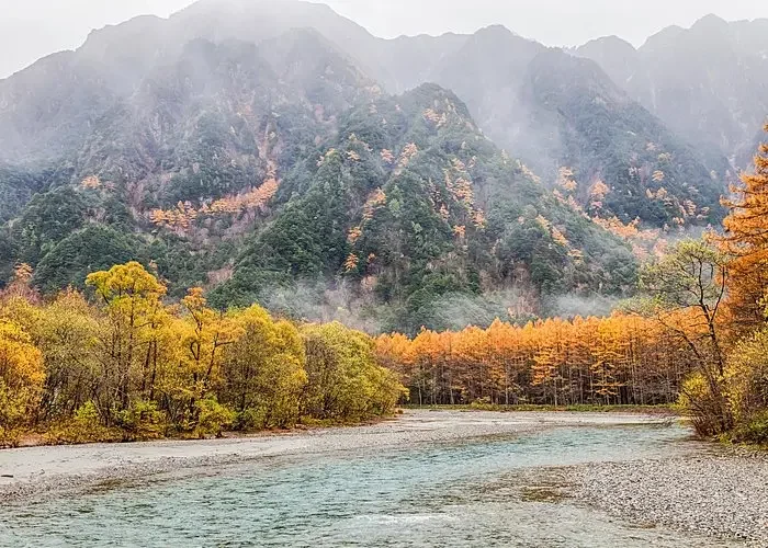Kamikochi Mountain  Autumn