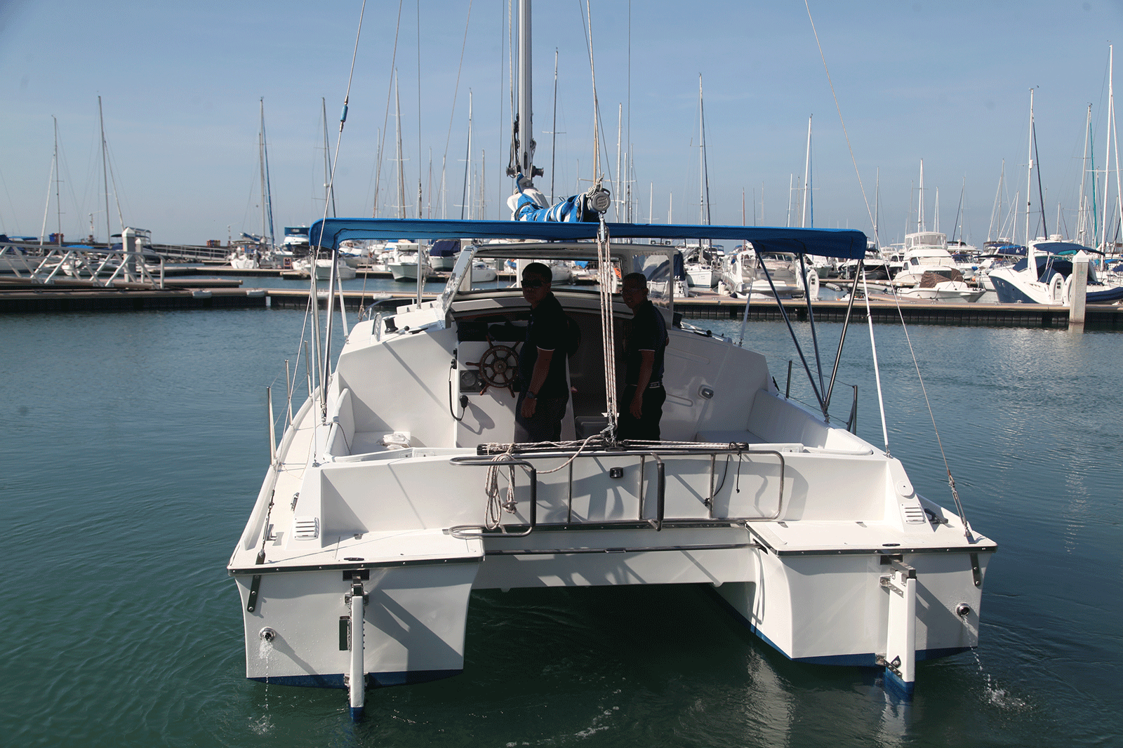 Siamese Cat 26-foot sailing catamaran in Pattaya
