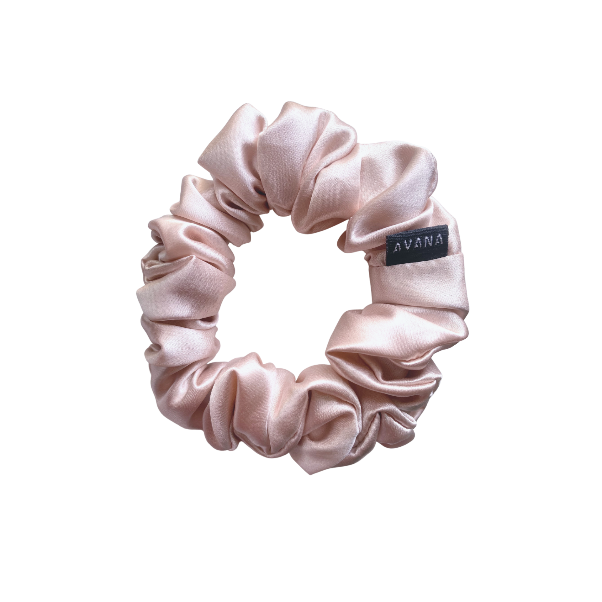 AVANA Luxe 100% Mulberry silk scrunchies - Spell Pink 22 Momme