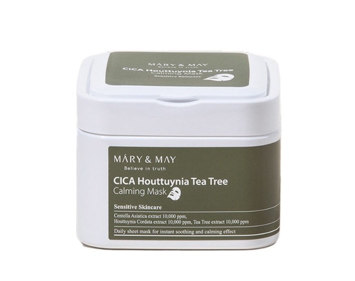 MARY&MAY Cica Houttuynia Tea Tree Calming Mask [30sheet]