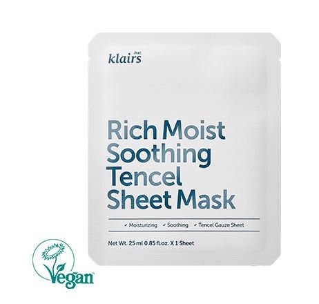 Klairs Rich Moist Soothing Tencel Sheet Mask 1p.