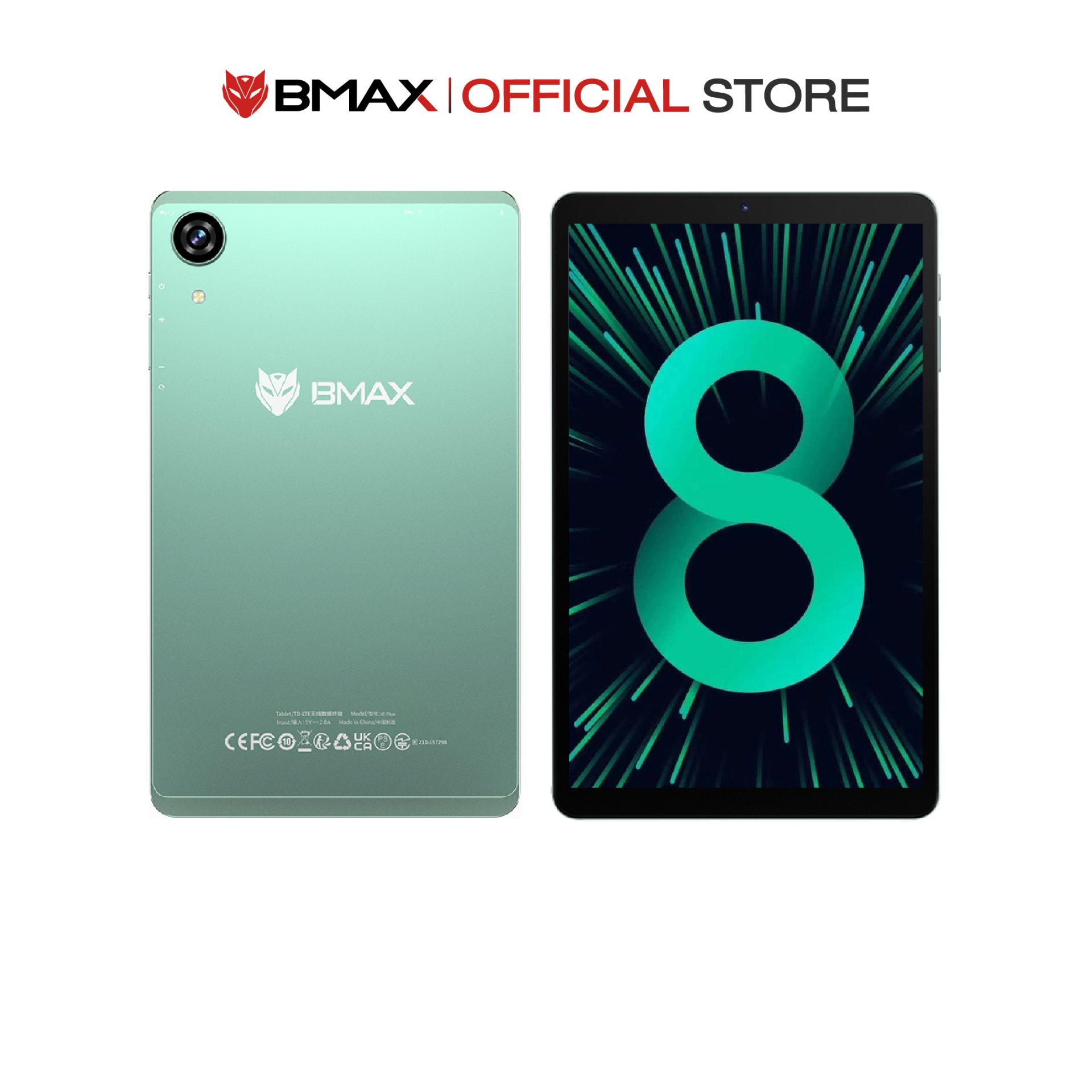 BMAX i8 Plus จอ 8.7 นิ้ว RAM 24GB (4GB+20GB) ROM 128GB Android 16